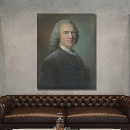 Ritratto Di Un Gentiluomo Jean-Marc Nattier jmn15 quadro stampato su tela