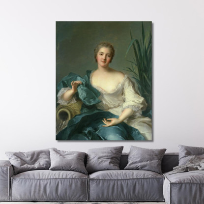 Ritratto Di Madame Marie-Henriette Berthelot De Pléneuf Jean-Marc Nattier jmn26 quadro stampato su tela
