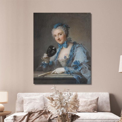 Ritratto Di Madame Royer Jean-Marc Nattier jmn27 quadro stampato su tela