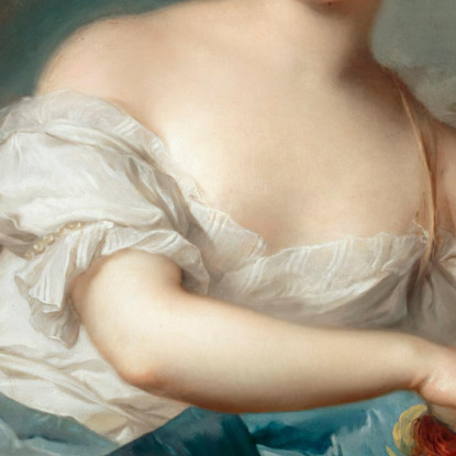 La Contessa De Brac Come Aurora Jean-Marc Nattier jmn36 quadro stampato su tela