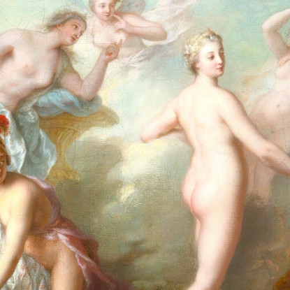 Il Giudizio Di Paride Jean-Marc Nattier jmn38 quadro stampato su tela