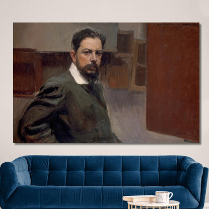 Autoritratto Joaquín Sorolla jsr97 quadro stampato su tela