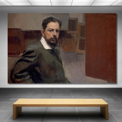 Autoritratto Joaquín Sorolla jsr97 quadro stampato su tela