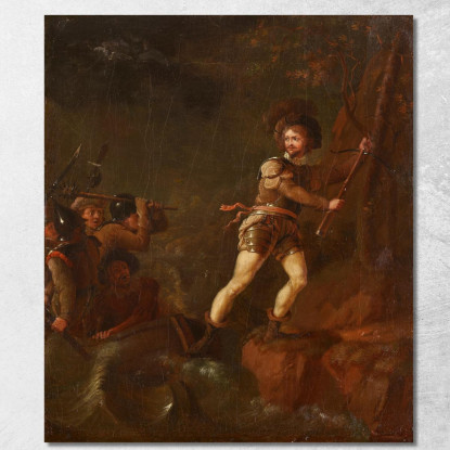 Guglielmo Tell Johann Peter Krafft jpk52 quadro stampato su tela
