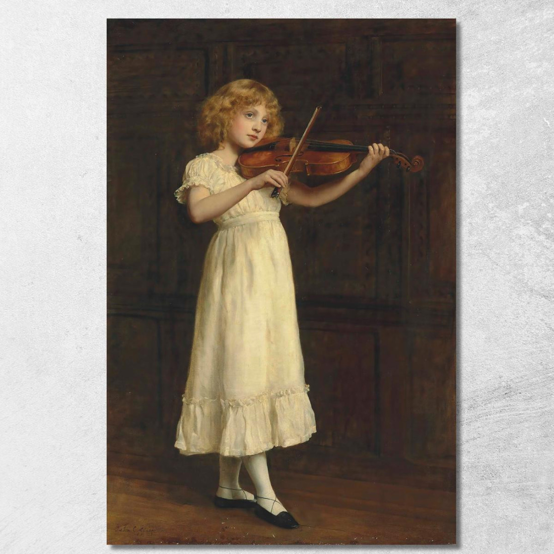 La Sonatina John Collier jcl25 quadro stampato su tela