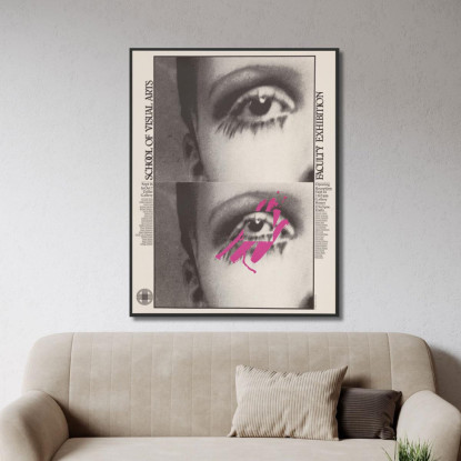 Mostra Della Facoltà Di Arti Visive Lanny Sommese lsm19 quadro stampato su tela