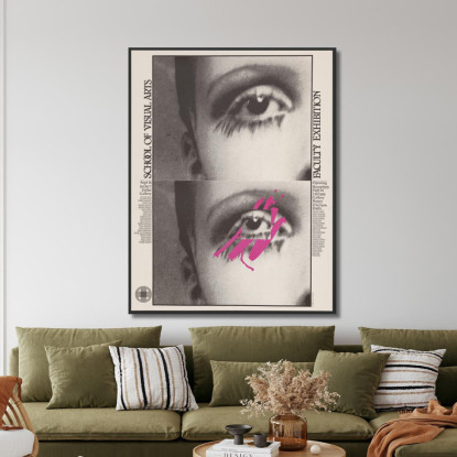 Mostra Della Facoltà Di Arti Visive Lanny Sommese lsm19 quadro stampato su tela