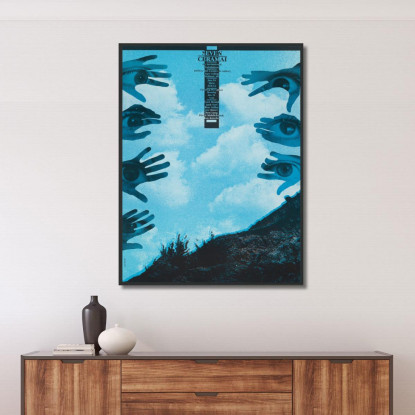 Seven Ceramai Una Mostra Su Invito Lanny Sommese lsm21 quadro stampato su tela