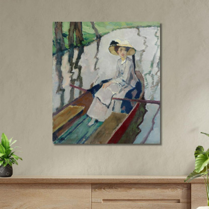 Giorno Grigio D'Autunno Leo Putz lpz17 quadro stampato su tela