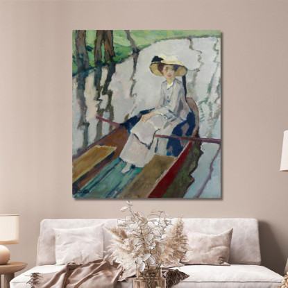 Giorno Grigio D'Autunno Leo Putz lpz17 quadro stampato su tela