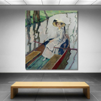 Giorno Grigio D'Autunno Leo Putz lpz17 quadro stampato su tela