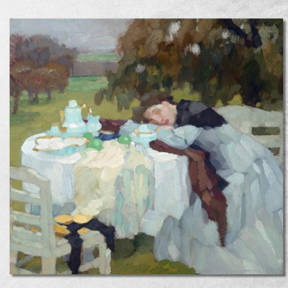 Tardo Autunno Leo Putz lpz32 quadro stampato su tela