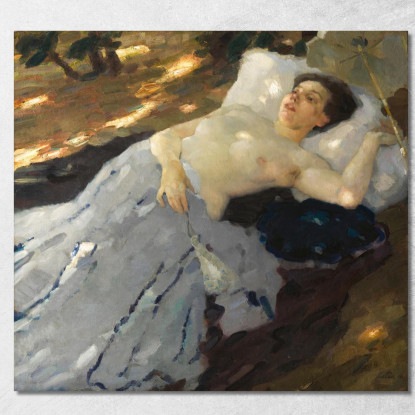 Mezza Estate Leo Putz lpz36 quadro stampato su tela