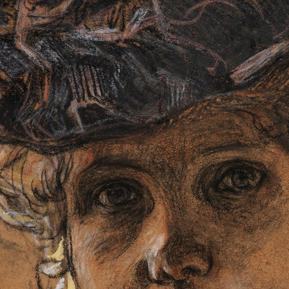 Ritratto Di Gertraud Lüberich 2 Leo Putz lpz41 quadro stampato su tela