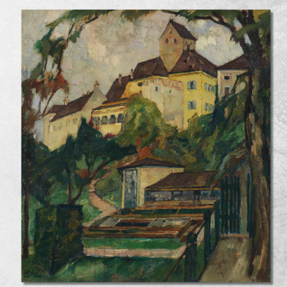 Castello Di Seefeld Iv Leo Putz lpz48 quadro stampato su tela