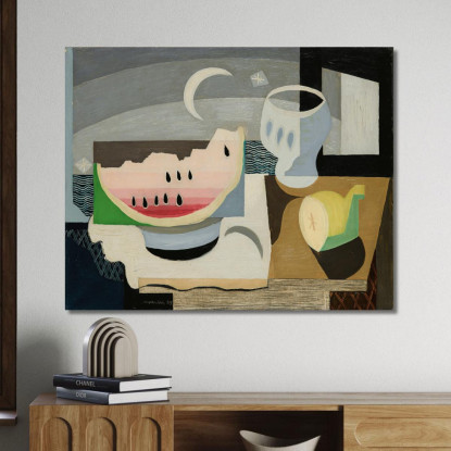 La Fetta Di Anguria Louis Marcoussis lmr14 quadro stampato su tela