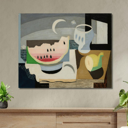 La Fetta Di Anguria Louis Marcoussis lmr14 quadro stampato su tela