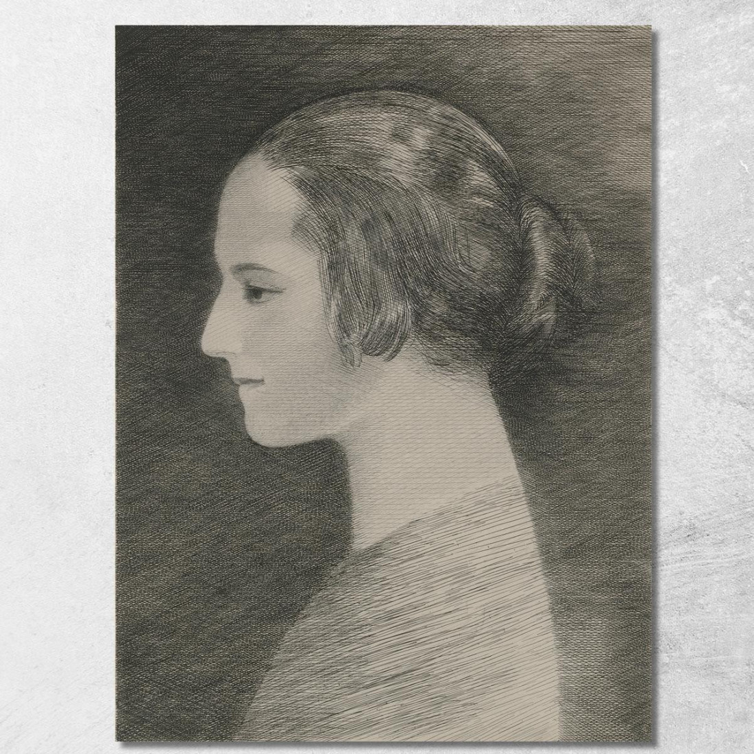 Profilo Di Helena Rubinstein Louis Marcoussis lmr33 quadro stampato su tela