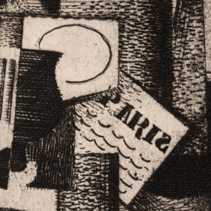 Il Bar Louis Marcoussis lmr37 quadro stampato su tela