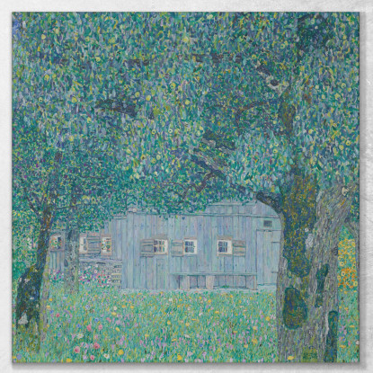 Fattoria A Buchberg Fattoria Dell'Alta Austria Gustav Klimt kg82 quadro stampato su tela
