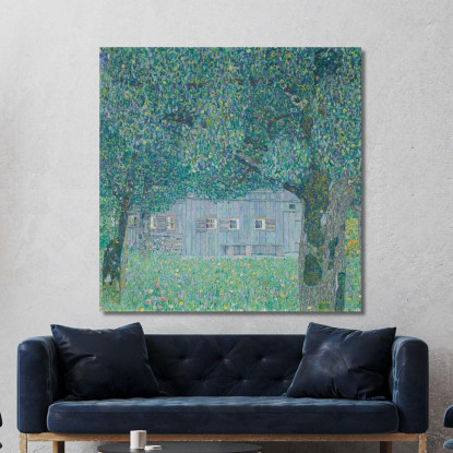 Fattoria A Buchberg Fattoria Dell'Alta Austria Gustav Klimt kg82 quadro stampato su tela