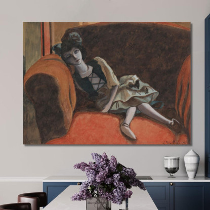 Pop Léon Spilliaert lsp91 quadro stampato su tela