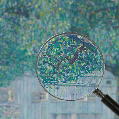 Fattoria A Buchberg Fattoria Dell'Alta Austria Gustav Klimt kg82 quadro stampato su tela