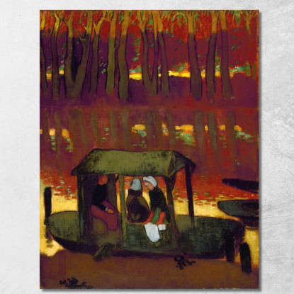 Ricordo Della Sera I Maurice Denis mdn19 quadro stampato su tela
