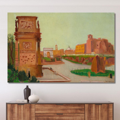 L'Arco Di Costantino Foro Maurice Denis mdn20 quadro stampato su tela