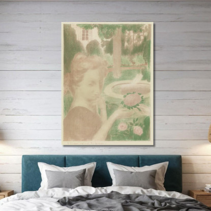 Il Profumo Del Mattino Strappa Uit De Reeks Maurice Denis mdn30 quadro stampato su tela