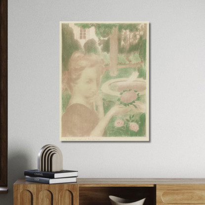 Il Profumo Del Mattino Strappa Uit De Reeks Maurice Denis mdn30 quadro stampato su tela