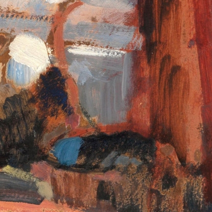 Interno Con Ricamatrice Rik Wouters rwo9 quadro stampato su tela