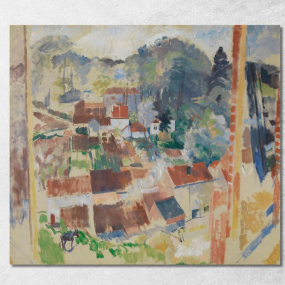 Finestra Aperta Su Boitsfort Rik Wouters rwo18 quadro stampato su tela