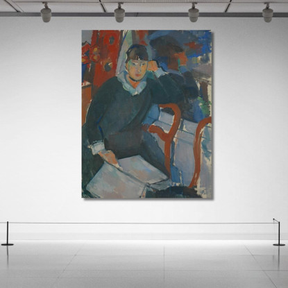 Donna Seduta Alla Finestra Rik Wouters rwo23 quadro stampato su tela