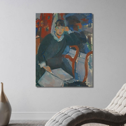 Donna Seduta Alla Finestra Rik Wouters rwo23 quadro stampato su tela