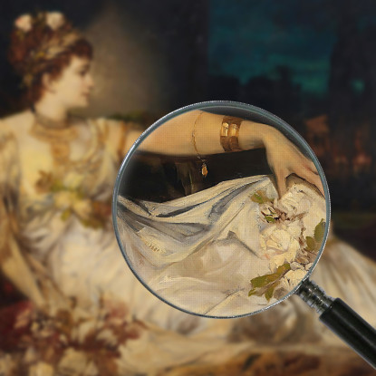 Charlotte Wolter Come Messalina Hans Makart hmk11 quadro stampato su tela