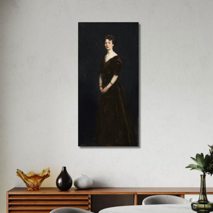 Edith Reynolds Robert Henri rhn16 quadro stampato su tela