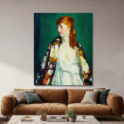 Edna Robert Henri rhn18 quadro stampato su tela