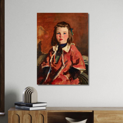 Ragazza Irlandese Robert Henri rhn30 quadro stampato su tela