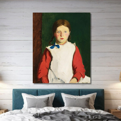 Piccola Ragazza Irlandese Robert Henri rhn36 quadro stampato su tela