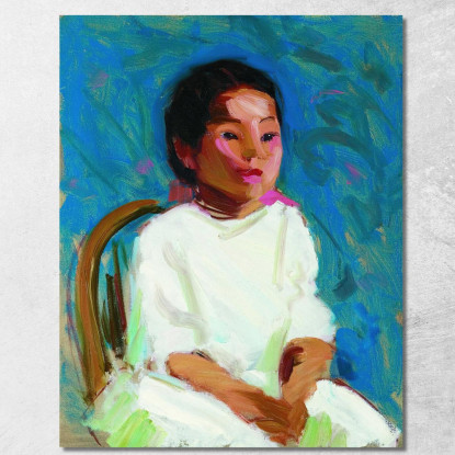 Mukie Robert Henri rhn47 quadro stampato su tela