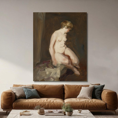 Nudo Robert Henri rhn50 quadro stampato su tela