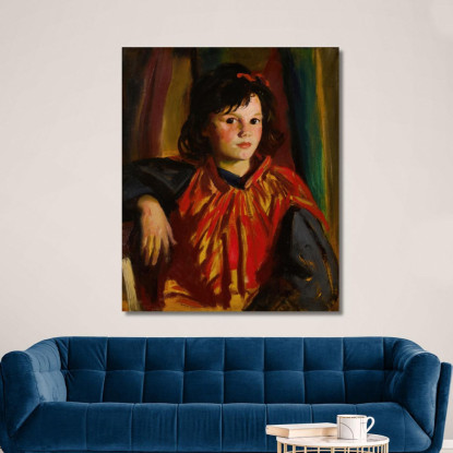 Pegene Robert Henri rhn53 quadro stampato su tela