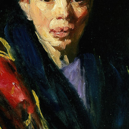 La Vecchia Modella Spagnola Robert Henri rhn69 quadro stampato su tela