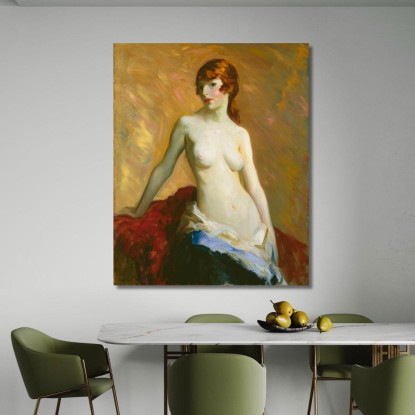 La Ragazza Giovane Robert Henri rhn71 quadro stampato su tela