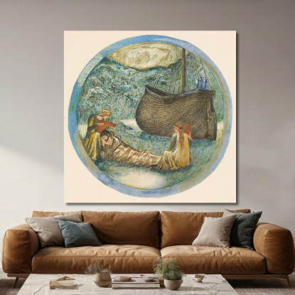 Dolce Di Prato Sir Edward Coley Burne-Jones ecb40 quadro stampato su tela