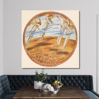 Glorie Del Mattino Sir Edward Coley Burne-Jones ecb41 quadro stampato su tela