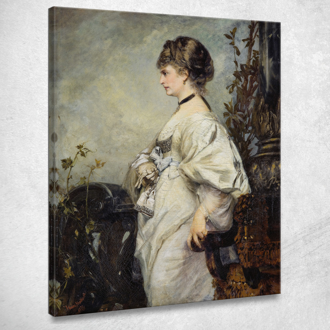 Maddalena Plach Hans Makart hmk32 quadro stampato su tela