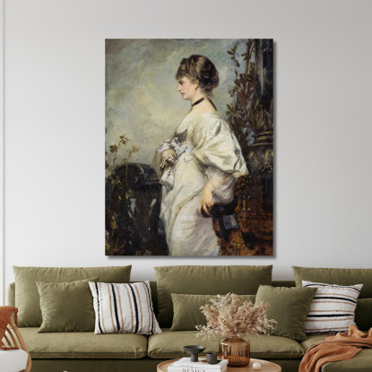 Maddalena Plach Hans Makart hmk32 quadro stampato su tela