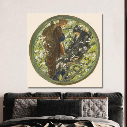 L'Albero Della Strega Sir Edward Coley Burne-Jones ecb111 quadro stampato su tela